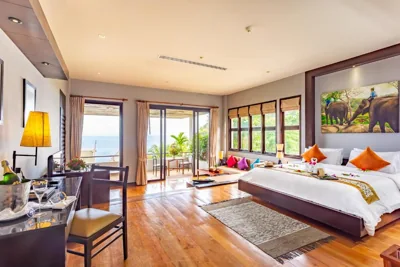 Grand Thai con vista naturale sull'oceano e vasca idromassaggio — Ayara Kamala Resort & Spa